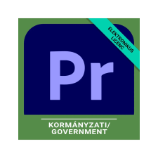 Adobe Premiere Pro for teams - Kormányzati, Többnyelvű, Új előfizetés, 12 hónap multimédiás program