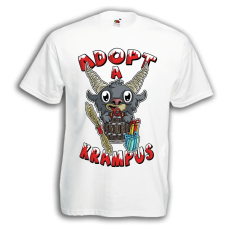  Adopt a Krampus - Karácsonyi Férfi Póló