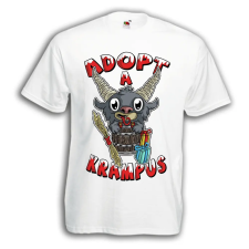  Adopt a Krampus - Karácsonyi Férfi Póló férfi póló