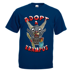  Adopt a Krampus - Karácsonyi Férfi Póló