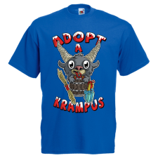 Adopt a Krampus - Karácsonyi Férfi Póló férfi póló