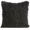  Adore szőrme hatású párnahuzat Fekete 45x45 cm