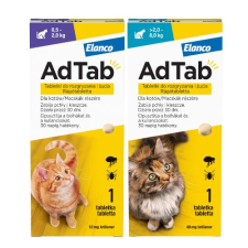  AdTab Rágótabletta Macskák Részére – 0,5-2 kg élősködő elleni készítmény macskáknak