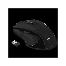 ADVANCE Egér vezeték nélküli - SHAPE 6D (2400 DPI, 6 gomb, ergonomikus, fekete) egér