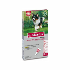 Advantix Advantix 250 2.5 ml 10-25 kg 4x kutyafelszerelés