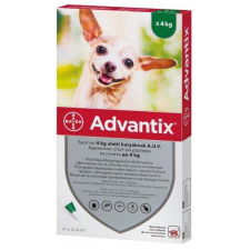 Advantix Advantix Spot On 4 kg alatt 4 db élősködő elleni készítmény kutyáknak