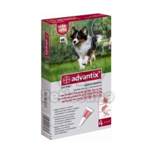 Advantix Advantix Spot On oldat kutyáknak A.U.V. 10-25 kg közötti kutyáknak (1 x 2,5 ml) élősködő elleni készítmény kutyáknak