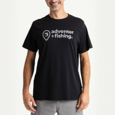 Adventer Fishing ADVENTER RÖVID UJJÚ PÓLÓ BLACK S horgászkiegészítő
