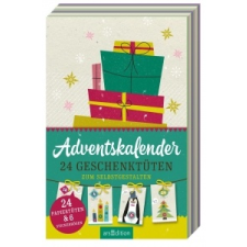 Adventskalender: 24 Geschenktüten zum Selbstgestalten naptár, kalendárium