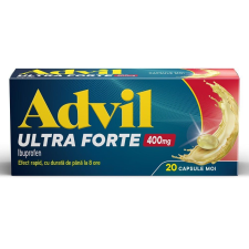  Advil Ultra Forte, 400 mg, 20 Softgels, Gsk gyógyhatású készítmény