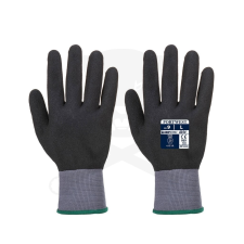 AERO Gloves Kesztyű DermiFlex A354 UltraPro fekete nitril L/09 (A354-L/09) védőkesztyű