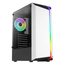 Aerocool Bionic RGB Számítógépház - Fehér számítógép ház