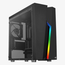  Aerocool Bolt Mini Tempered Glass RGB Black számítógép ház