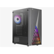 Aerocool delta edzett üveg ablakos számítógépház (accm-pv45013.11) számítógép ház