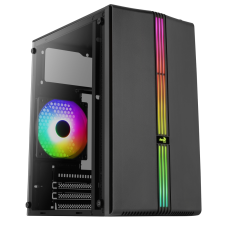Aerocool Evo Mini Számítógépház - Fekete (AEROPGSEVO-MINI-G-BK) számítógép ház