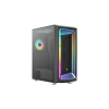 Aerocool Interstellar-G-BK-v1 táp nélküli ablakos ház fekete (ACCM-PB30053.11) (ACCM-PB30053.11) - Számítógépház