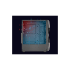 Aerocool PC Case Aerocool PGS Volcan-G-BK-V1 számítógép ház