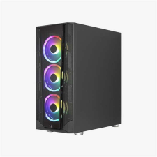 Aerocool Számítógépház Aerocool Prism v2 FRGB ATX Fekete Edzett üveg (ACCM-PB29043.11) számítógép ház