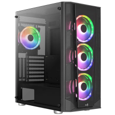 Aerocool Számítógépház Aerocool Prism v3 ARGB ATX Fekete Edzett üveg (ACCM-PB29143.11) számítógép ház