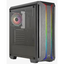 Aerocool Számítógépház Aerocool Skyline v2 ARGB ATX Fekete Acryl üveg (ACCM-PV39112.11) számítógép ház