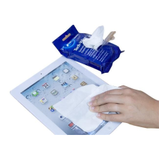 AF Tisztítókendő, képernyőhöz, alkoholmentes, nedves, 25 db, AF &quot;Tech-wipes&quot; higiéniai papíráru