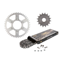 AFAM 16x45 lánckészlet Aprilia ETX 125-höz AFAM Erőátviteli alkatrész Lánc, lánckerék, láncszett egyéb motorkerékpár alkatrész