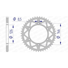 AFAM Alumínium Hátsó Láncszem 15203 - 520 egyéb motorkerékpár alkatrész