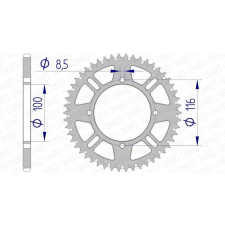  AFAM Ultra-Könnyű Öntisztító Alumínium Hátsó Láncszem 17104420 egyéb motorkerékpár alkatrész