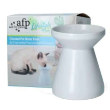  AFP Liftstyle 4 Pets emelt vízes tál fehér színben kutya etetők ittatók kutyatál