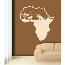  Afrika falmatrica 2 tapéta, díszléc és más dekoráció