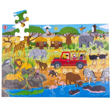 Afrikai kaland padló puzzle puzzle, kirakós