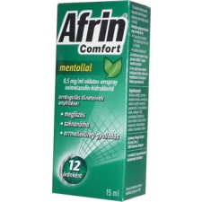 AFRIN COMFORT MENTOL 0,5MG/ML OLD.ORRSPRAY 15ML gyógyhatású készítmény