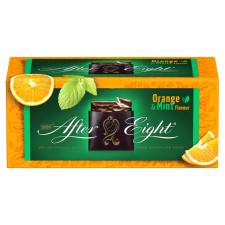 After Eight étcsokoládés lapocskák mentol- és narancsízű töltelékkel 200 g csokoládé és édesség