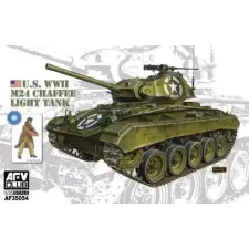  AFV-Club WWII M24 Chaffee Light Tank 1:35 (AF35054) makett