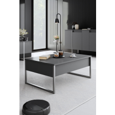 AG Dohányzóasztal Luxe - Anthracite, Silver bútor