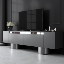 AG TV szekrény Bohem - Anthracite, Silver bútor