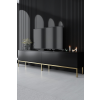 AG TV szekrény Lord - Black, Gold