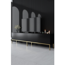 AG TV szekrény Lord - Black, Gold bútor