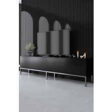 AG TV szekrény Lord - Black, Silver bútor