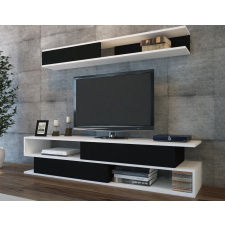 AG TV szekrény Sims - Black, White bútor