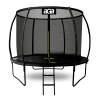 AGA Trambulin belső védőhálóval létrával 305 cm Aga SPORT EXCLUSIVE MRPU1010BLACK - Fekete