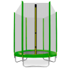 AGA Trambulin külső védőhálóval 150 cm AGA SPORT TOP - Világos zöld