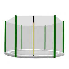 AGA védőháló 180 cm átmérőjű trambulinhoz 6 rudas - Sötét zöld kondigép kiegészítő