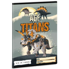 Age of the Titans dinós füzet - 2. osztályos vonalas 16-32 füzet