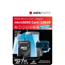 Agfaphoto AgfaPhoto 10613 128 GB MicroSDXC UHS-I Class 10 memóriakártya memóriakártya