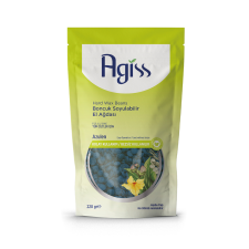  AGISS Méhviasz alapú gyöngy gyanta visszazárható azulén zöld 220g szőrtelenítés