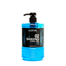 AGIVA Shaving Gél 02 COOL 1000 ml (AGIVA  Átlátszó borotváló kontúrgél Cool) borotvahab, borotvaszappan