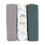 AGs 92 S.R.O. Petite & Mars Bambusz muszlin 3db-os pelenka szett Moussy Grey Planes, 68 x 68 cm