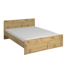  Ágy, 160x200, artisan tölgy, AIRON ágy és ágykellék