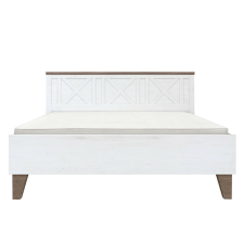  Ágy ágyráccsal, 160x200, canyon fenyő/sonoma trüffel tölgy, TEINA ágy és ágykellék